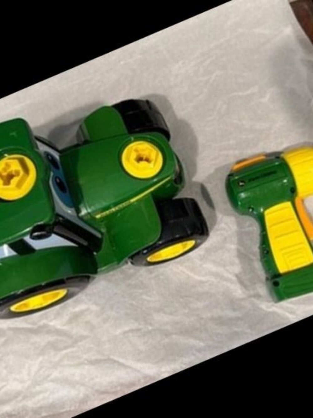 Tomy John Deere Kids' Build-A-Buddy Johnny Toy Tractor Take Apart Build